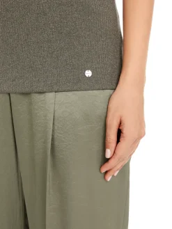 Dames t-shirt korte mouw groen
