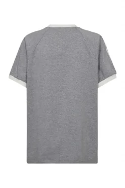Dames t-shirt korte mouw grijs