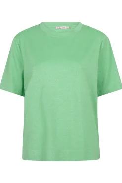 Dames t-shirt korte mouw groen