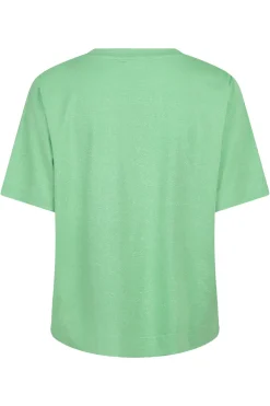 Dames t-shirt korte mouw groen
