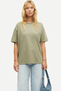 Dames t-shirt korte mouw groen