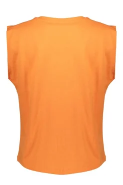 Dames t-shirt korte mouw oranje