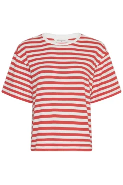 Dames t-shirt korte mouw rood
