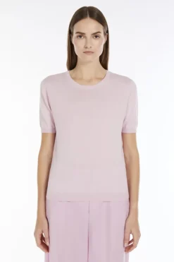 Dames t-shirt korte mouw rose