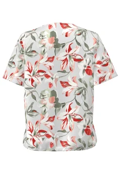 Dames t-shirt korte mouw rood