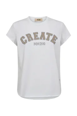 Dames t-shirt korte mouw wit