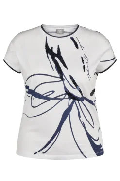 Dames t-shirt korte mouw wit