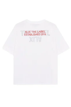 Dames t-shirt korte mouw wit