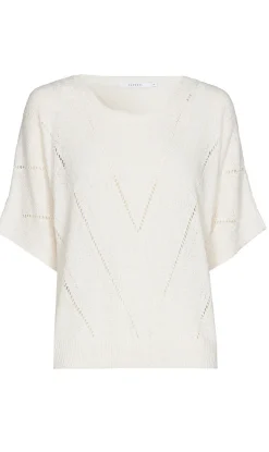 Dames t-shirt korte mouw wit