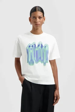 Dames t-shirt korte mouw wit