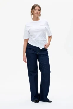 Dames t-shirt korte mouw wit