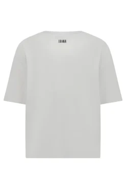 Dames t-shirt korte mouw wit
