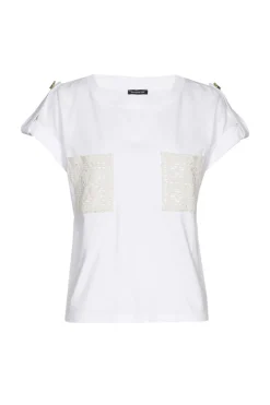 Dames t-shirt korte mouw wit