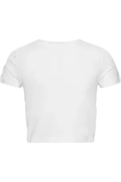 Dames t-shirt korte mouw wit