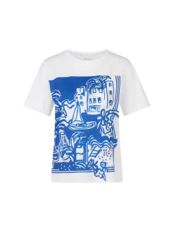 Dames t-shirt korte mouw wit