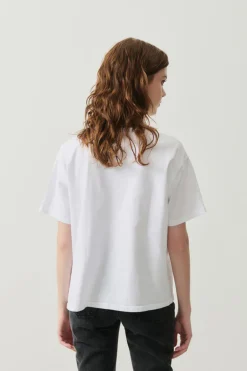 Dames t-shirt korte mouw wit