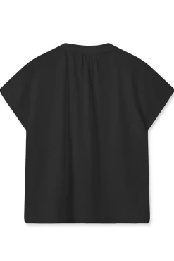 Dames t-shirt korte mouw zwart