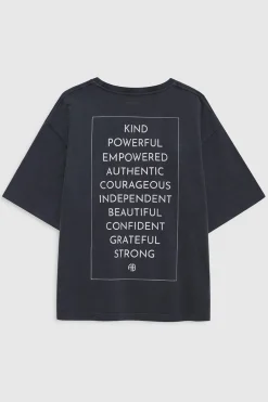 Dames t-shirt korte mouw zwart