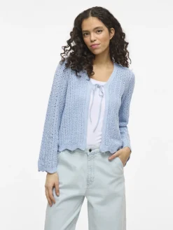 Dames vest blauw