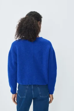 Dames vest blauw