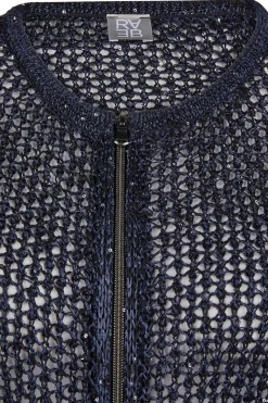 Dames vest blauw