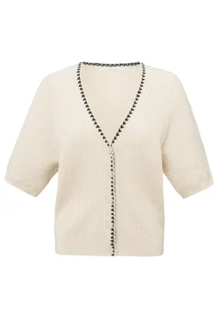 Dames vest bruin