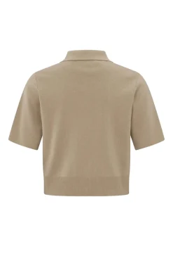 Dames vest bruin