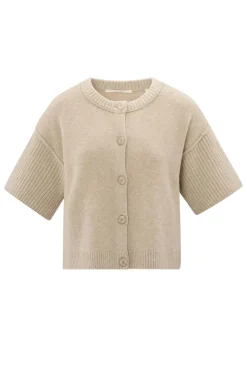 Dames vest bruin