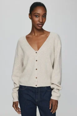 Dames vest ecru