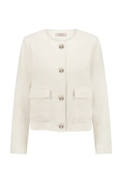 Dames vest ecru