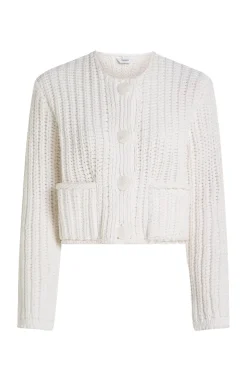 Dames vest ecru