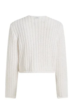 Dames vest ecru