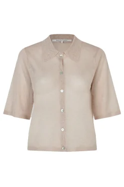 Dames vest ecru