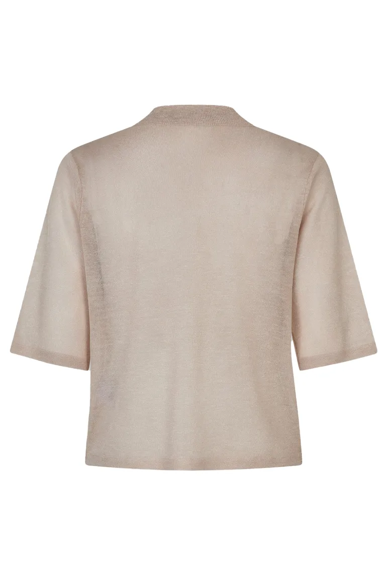 Dames vest ecru
