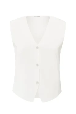Dames vest wit