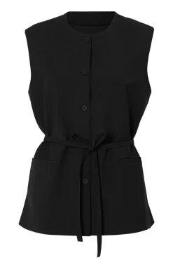Dames vest zwart