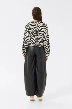 Dames vest zwart