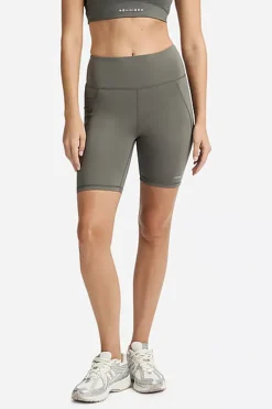 Fitness dames short tight groen