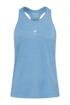 Fitness dames singlet blauw
