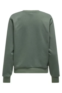 Fitness dames sweater groen