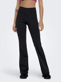 Fitness dames tight lang zwart