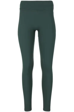 Fitness dames tight lang groen
