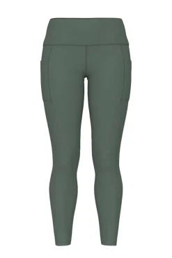 Fitness dames tight lang groen