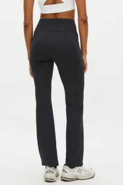 Fitness dames tight lang zwart