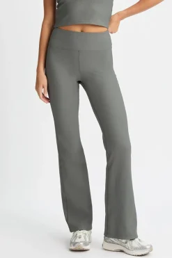 Fitness dames tight lang groen