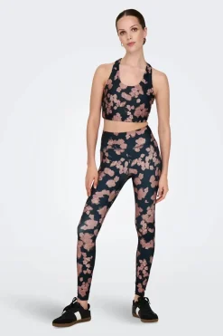 Fitness dames trainingsbroek blauw