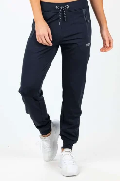 Fitness dames trainingsbroek blauw