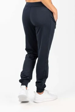 Fitness dames trainingsbroek blauw
