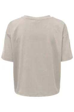 Fitness dames t-shirt km grijs