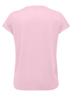 Fitness dames t-shirt km rose